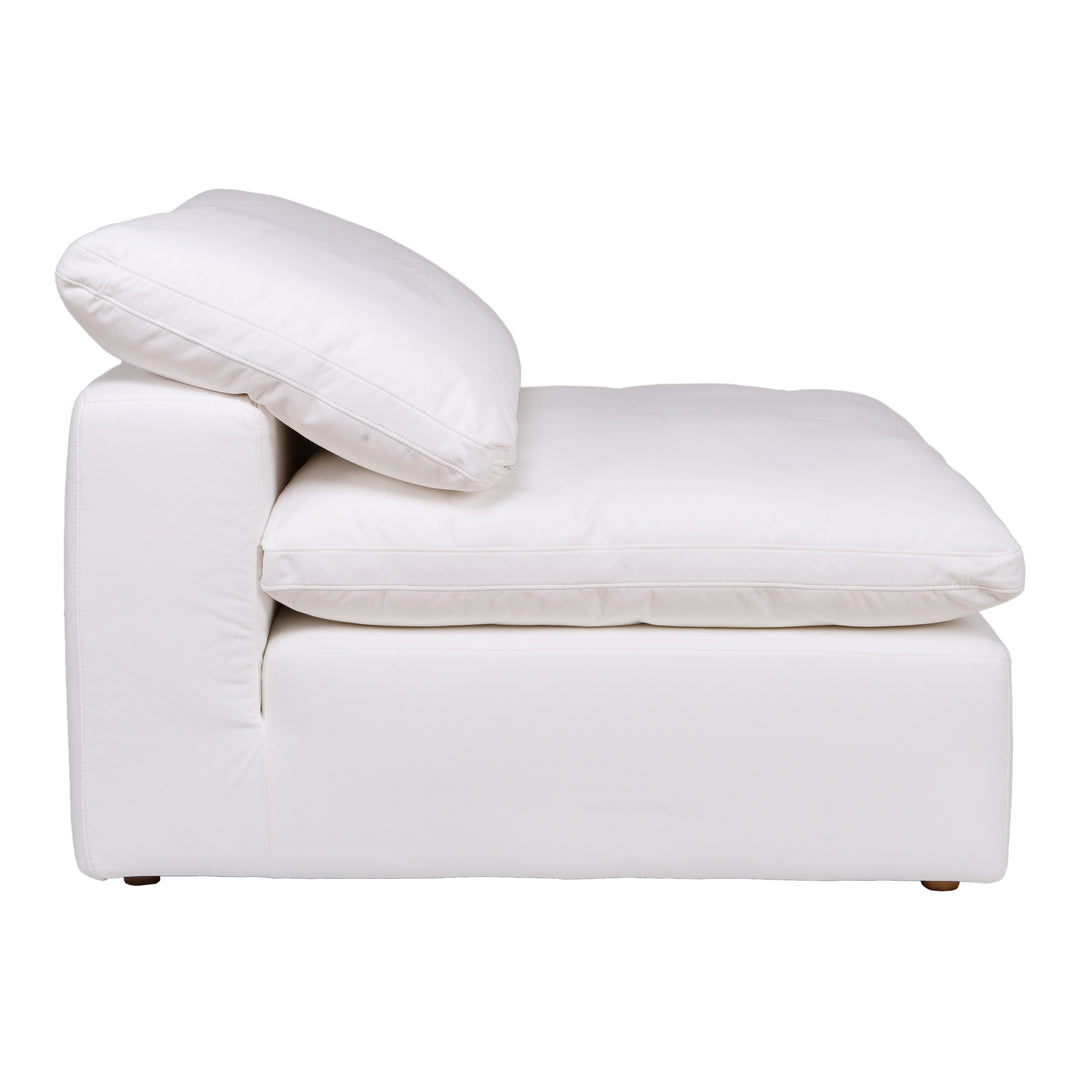 American Home Furniture | Moe's Home Collection - Clay Slipper Chair Performance Fabric White