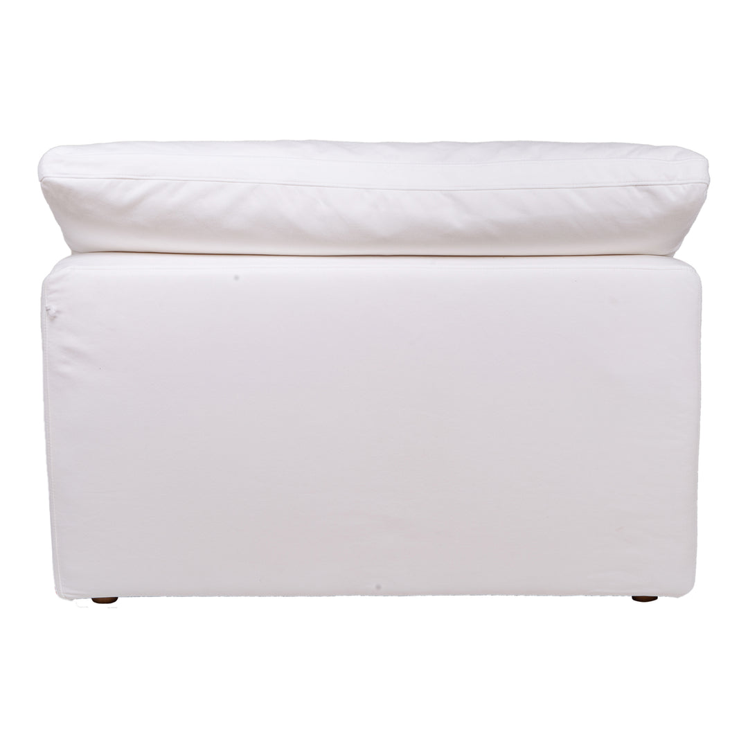 American Home Furniture | Moe's Home Collection - Clay Slipper Chair Performance Fabric White