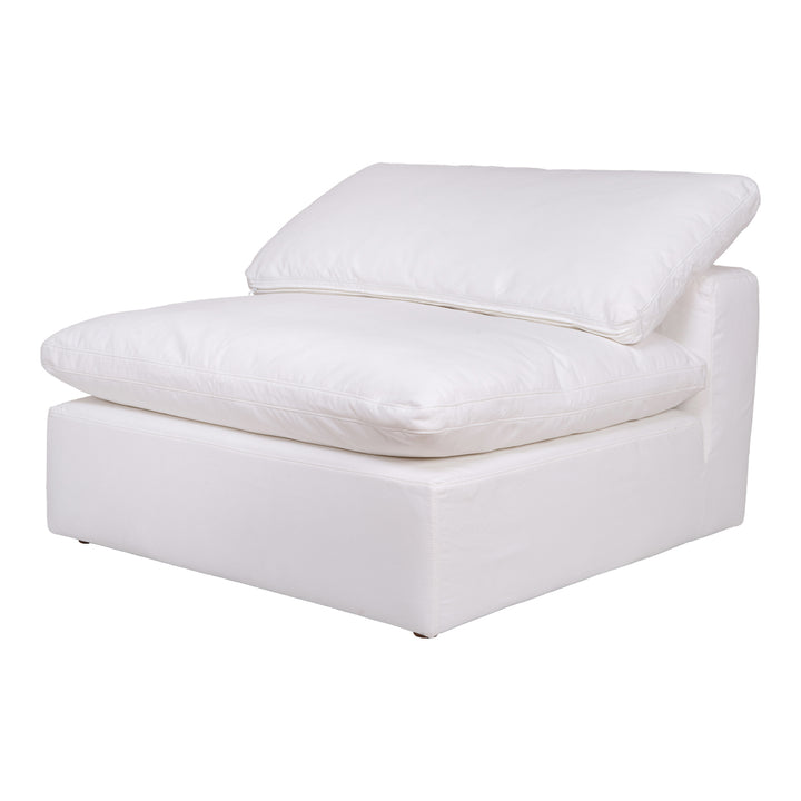 American Home Furniture | Moe's Home Collection - Clay Slipper Chair Performance Fabric White