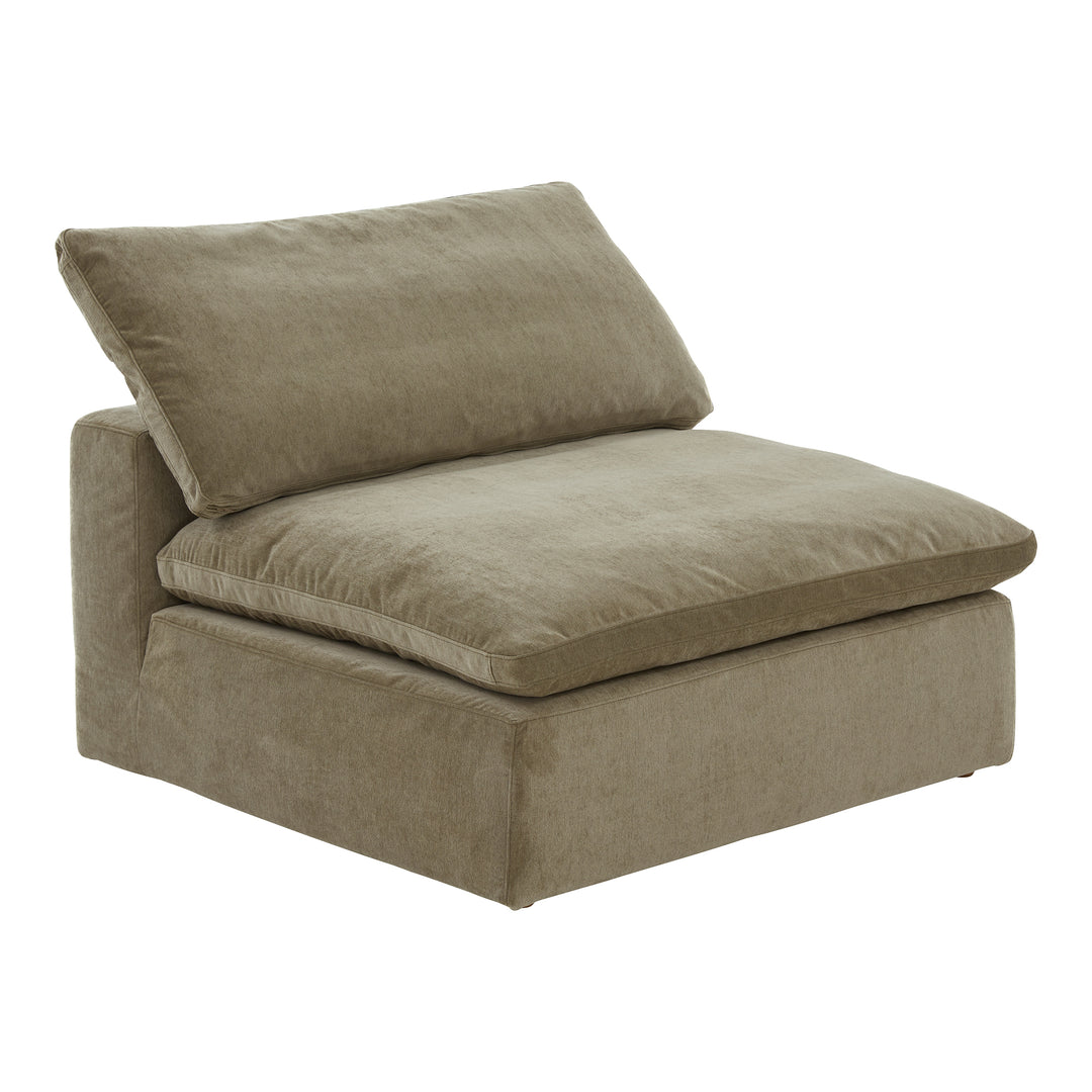 American Home Furniture | Moe's Home Collection - Clay Slipper Chair Performance Fabric Desert Sage