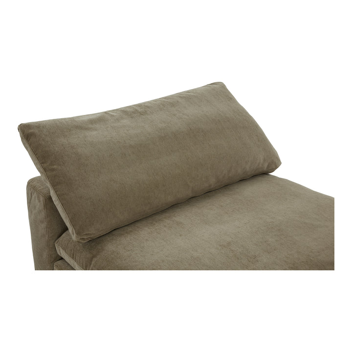 American Home Furniture | Moe's Home Collection - Clay Slipper Chair Performance Fabric Desert Sage