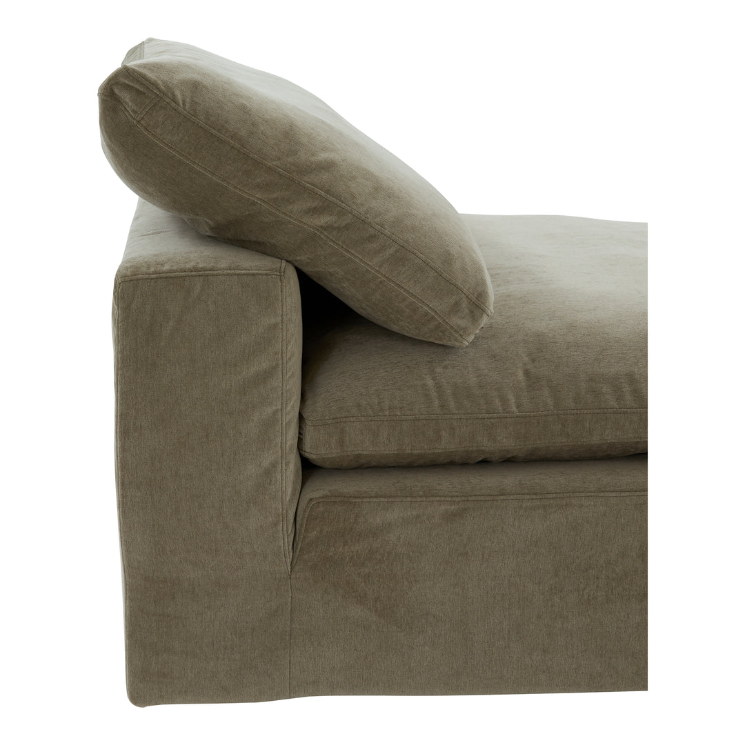 American Home Furniture | Moe's Home Collection - Clay Slipper Chair Performance Fabric Desert Sage