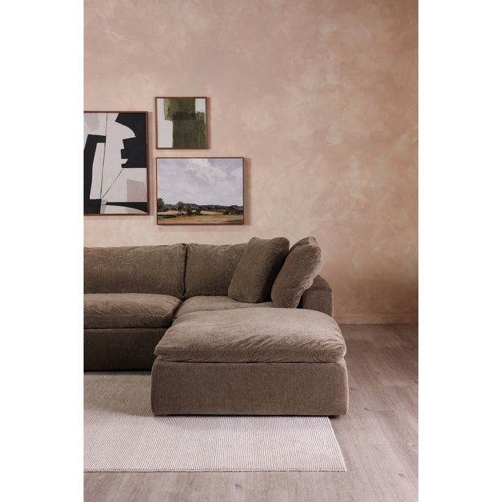 American Home Furniture | Moe's Home Collection - Clay Slipper Chair Performance Fabric Desert Sage