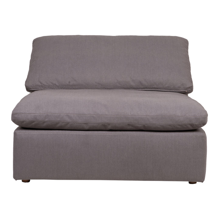 American Home Furniture | Moe's Home Collection - Clay Slipper Chair Performance Fabric Light Grey