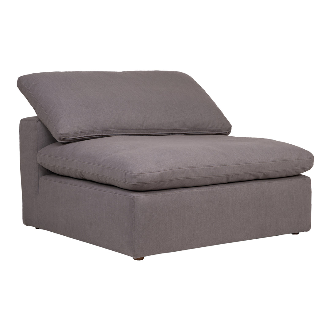 American Home Furniture | Moe's Home Collection - Clay Slipper Chair Performance Fabric Light Grey