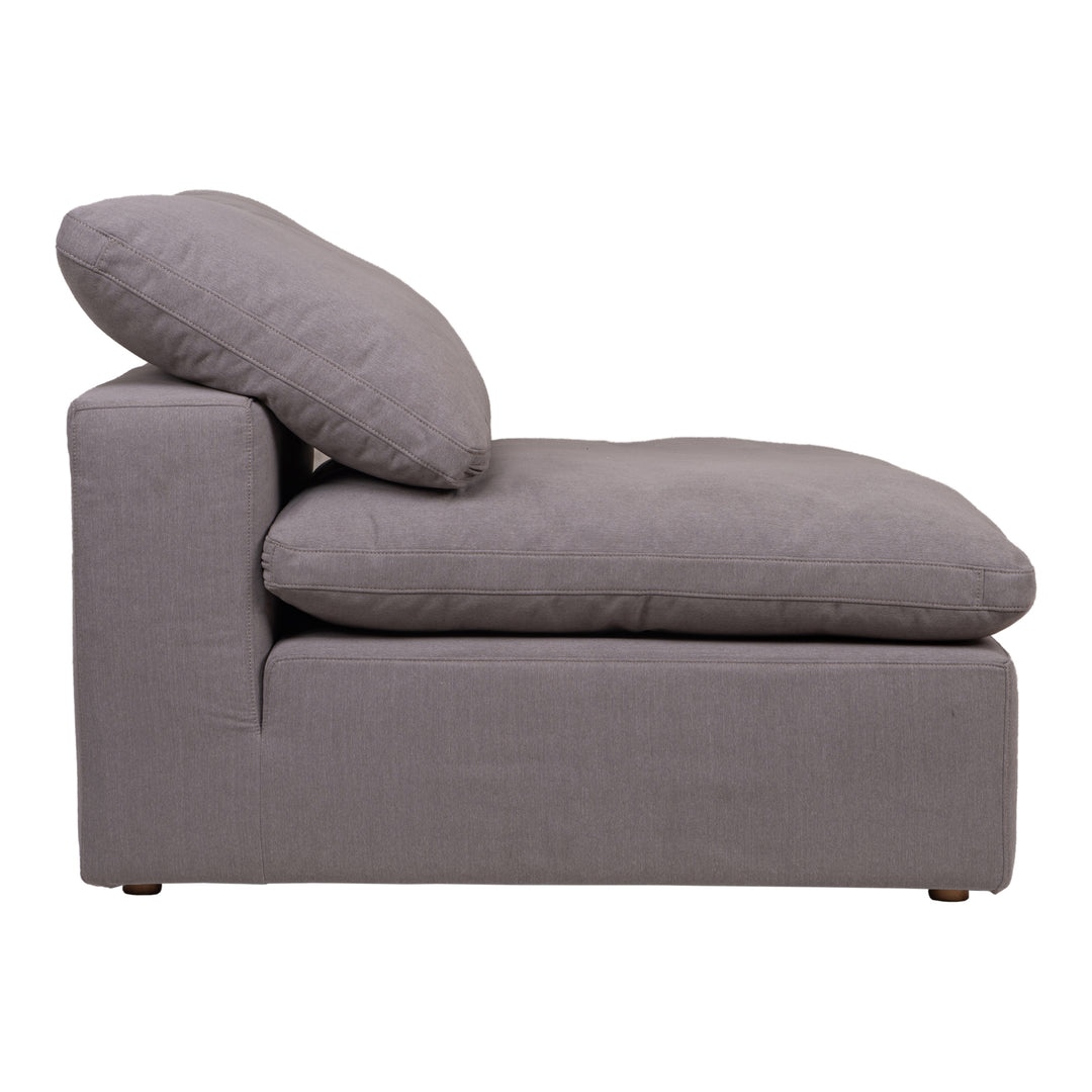 American Home Furniture | Moe's Home Collection - Clay Slipper Chair Performance Fabric Light Grey