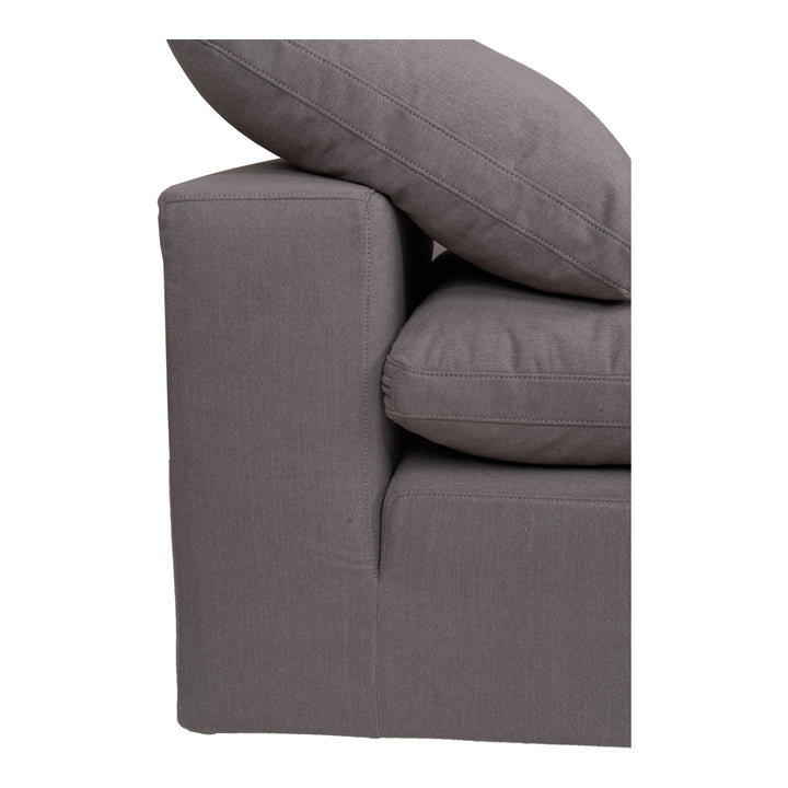 American Home Furniture | Moe's Home Collection - Clay Slipper Chair Performance Fabric Light Grey