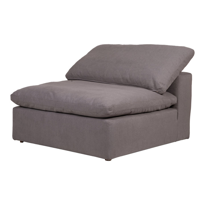 American Home Furniture | Moe's Home Collection - Clay Slipper Chair Performance Fabric Light Grey