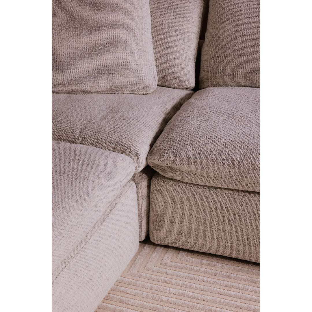 American Home Furniture | Moe's Home Collection - Clay Slipper Chair Performance Fabric Coastside Sand