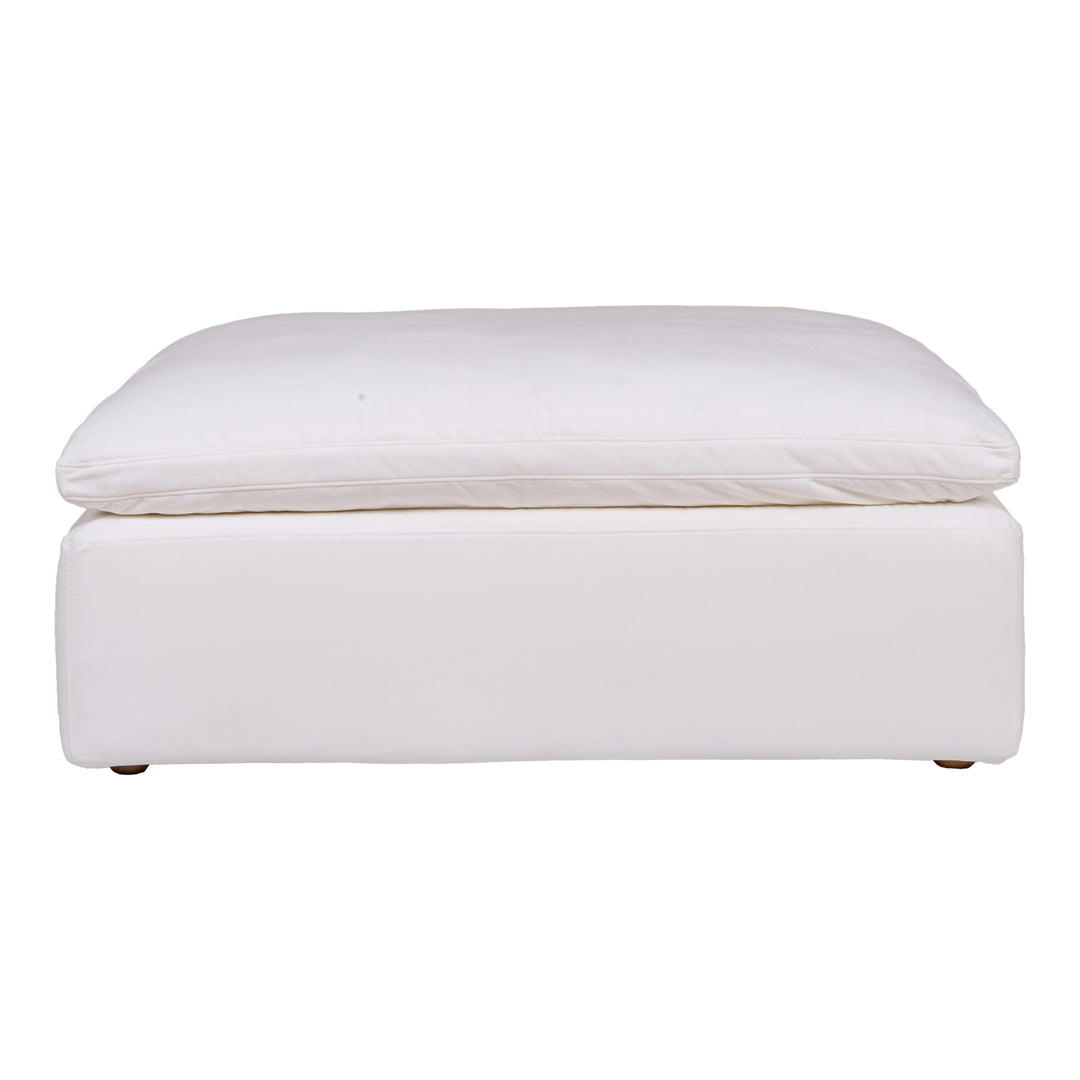 American Home Furniture | Moe's Home Collection - Clay Ottoman Performance Fabric White