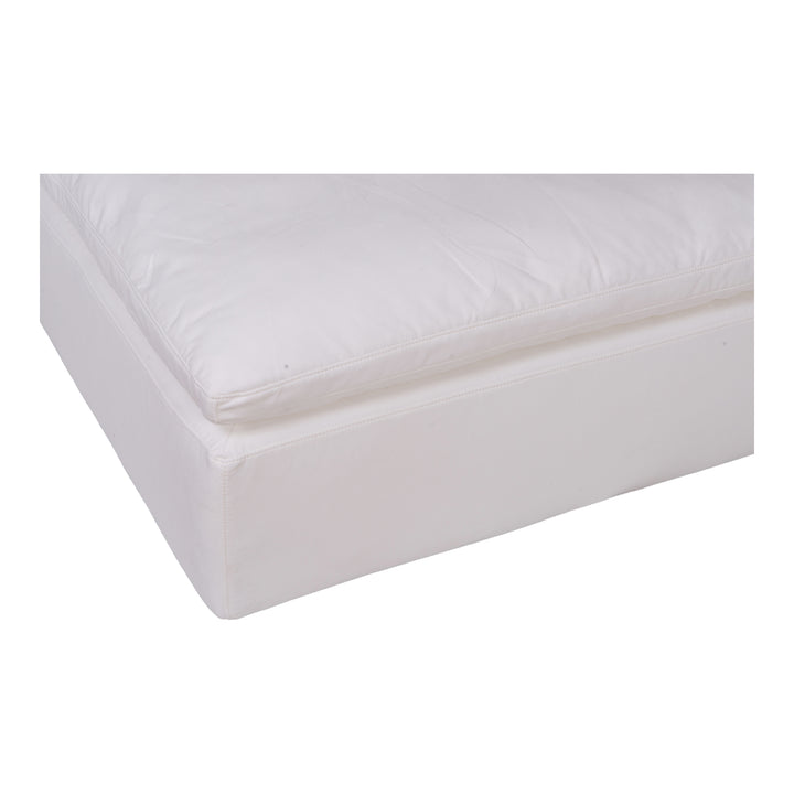 American Home Furniture | Moe's Home Collection - Clay Ottoman Performance Fabric White