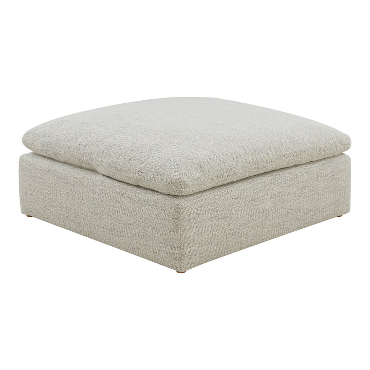 American Home Furniture | Moe's Home Collection - Clay Ottoman Performance Fabric Coastside Sand
