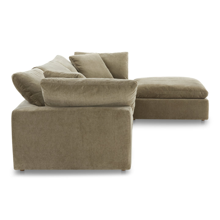 American Home Furniture | Moe's Home Collection - Clay Lounge Modular Sectional Performance Fabric Desert Sage