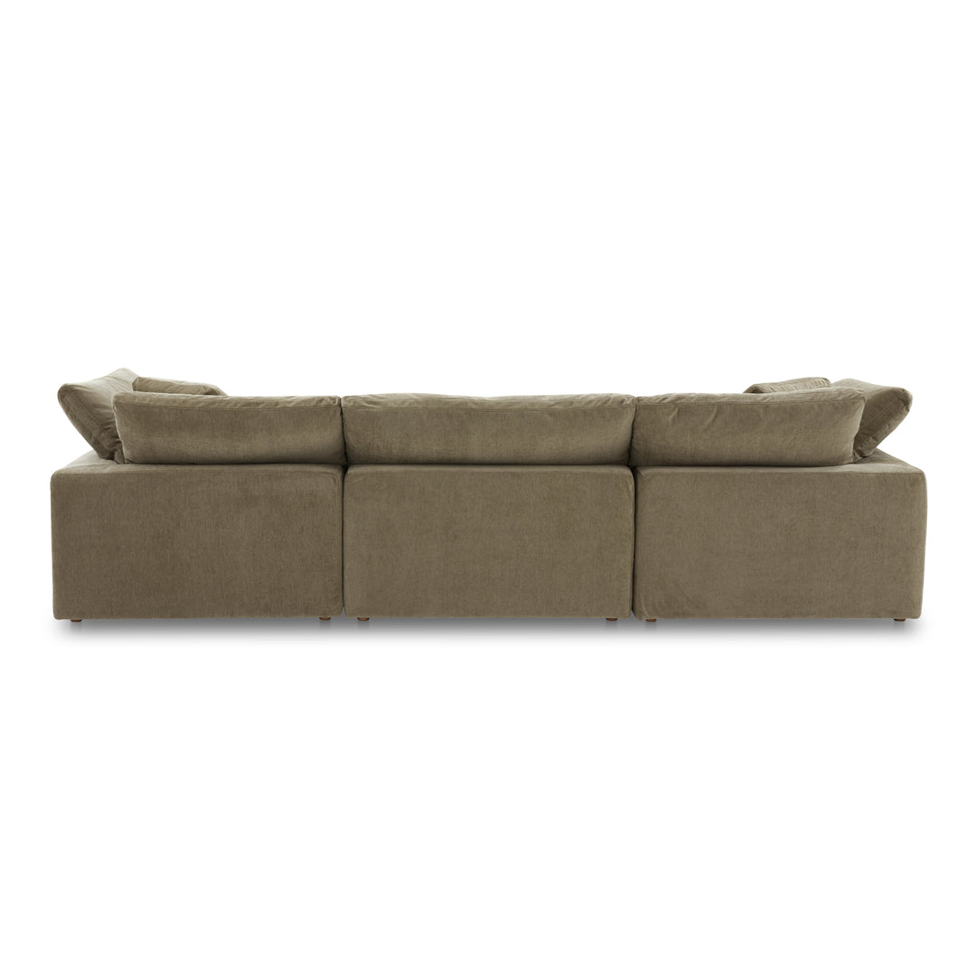 American Home Furniture | Moe's Home Collection - Clay Lounge Modular Sectional Performance Fabric Desert Sage