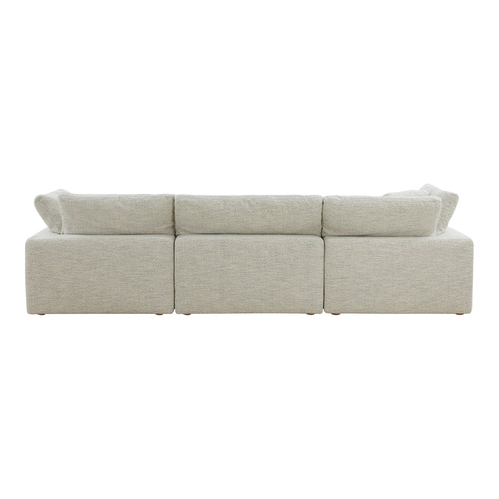 American Home Furniture | Moe's Home Collection - Clay Lounge Modular Performance Fabric Coastside Sand