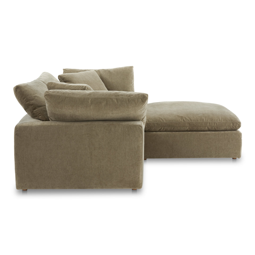 American Home Furniture | Moe's Home Collection - Clay Nook Modular Sectional Performance Fabric Desert Sage