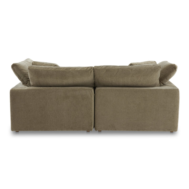 American Home Furniture | Moe's Home Collection - Clay Nook Modular Sectional Performance Fabric Desert Sage