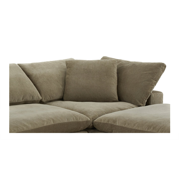 American Home Furniture | Moe's Home Collection - Clay Nook Modular Sectional Performance Fabric Desert Sage