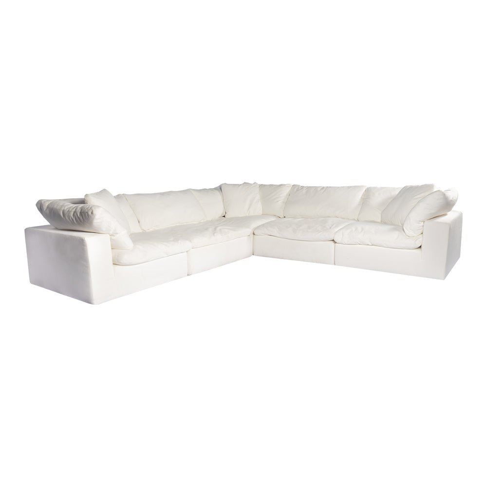 American Home Furniture | Moe's Home Collection - Clay Classic Modular Sectional Performance Fabric White