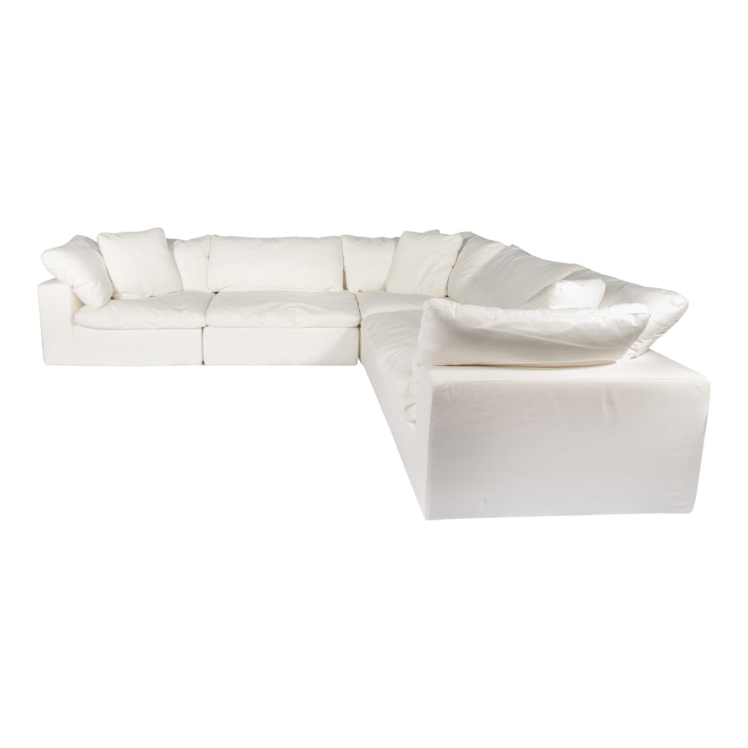 American Home Furniture | Moe's Home Collection - Clay Classic Modular Sectional Performance Fabric White