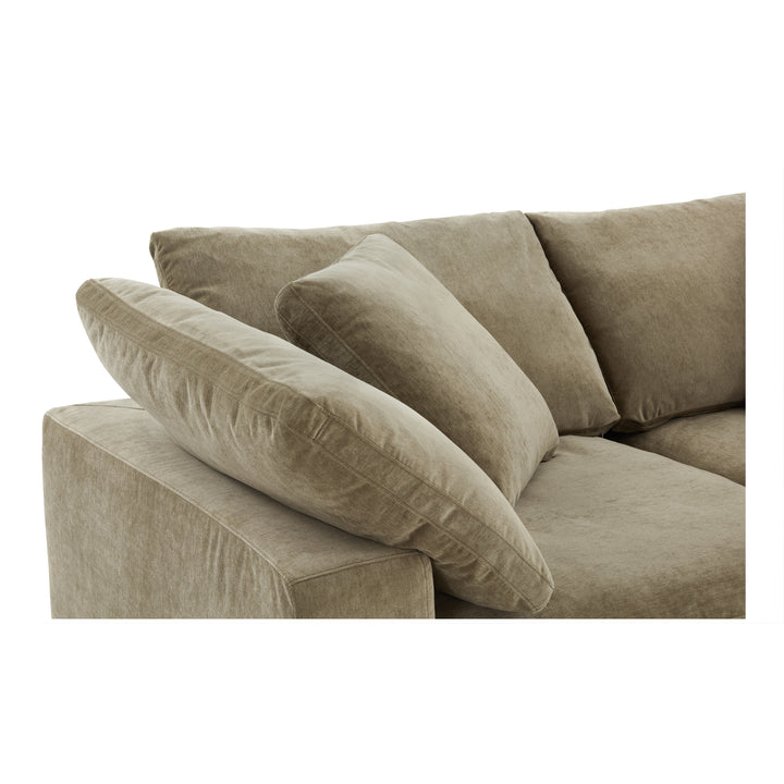 American Home Furniture | Moe's Home Collection - Clay Classic L Modular Sectional Performance Fabric Desert Sage