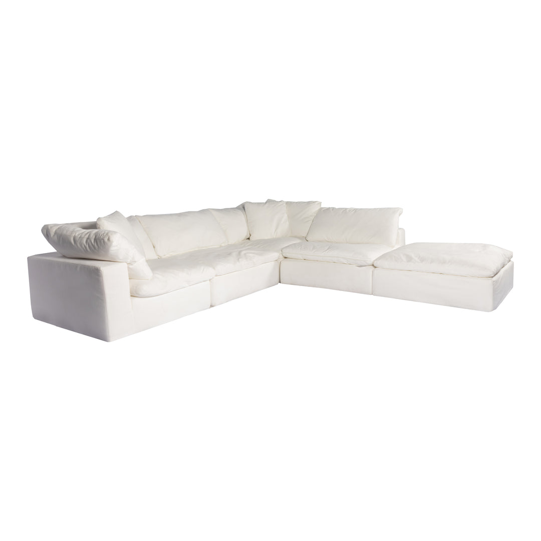 American Home Furniture | Moe's Home Collection - Clay Dream Modular Sectional Performance Fabric White