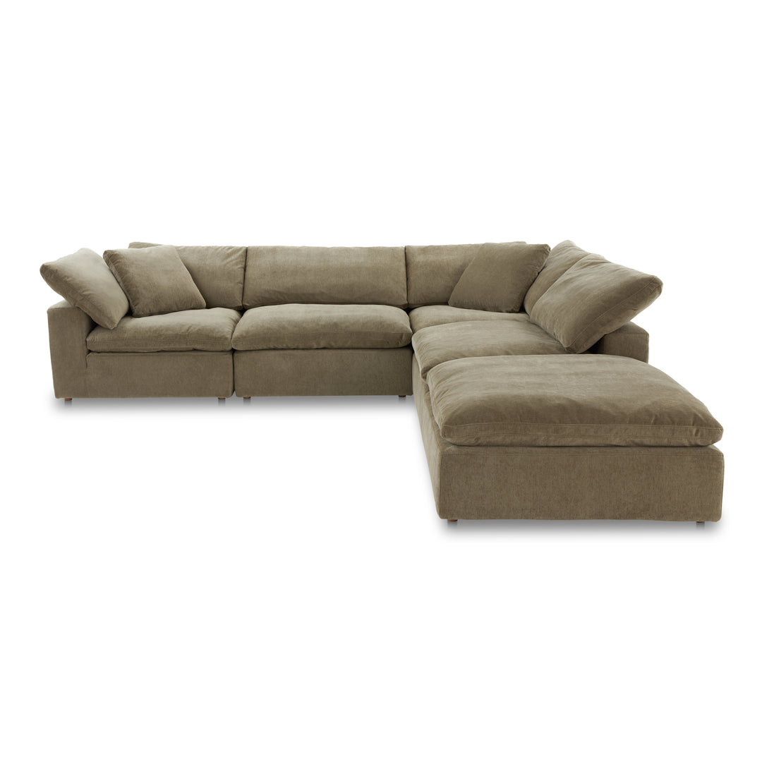 American Home Furniture | Moe's Home Collection - Clay Dream Modular Sectional Performance Fabric Desert Sage