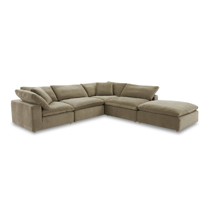 American Home Furniture | Moe's Home Collection - Clay Dream Modular Sectional Performance Fabric Desert Sage