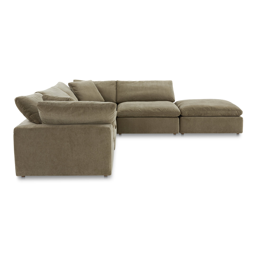 American Home Furniture | Moe's Home Collection - Clay Dream Modular Sectional Performance Fabric Desert Sage