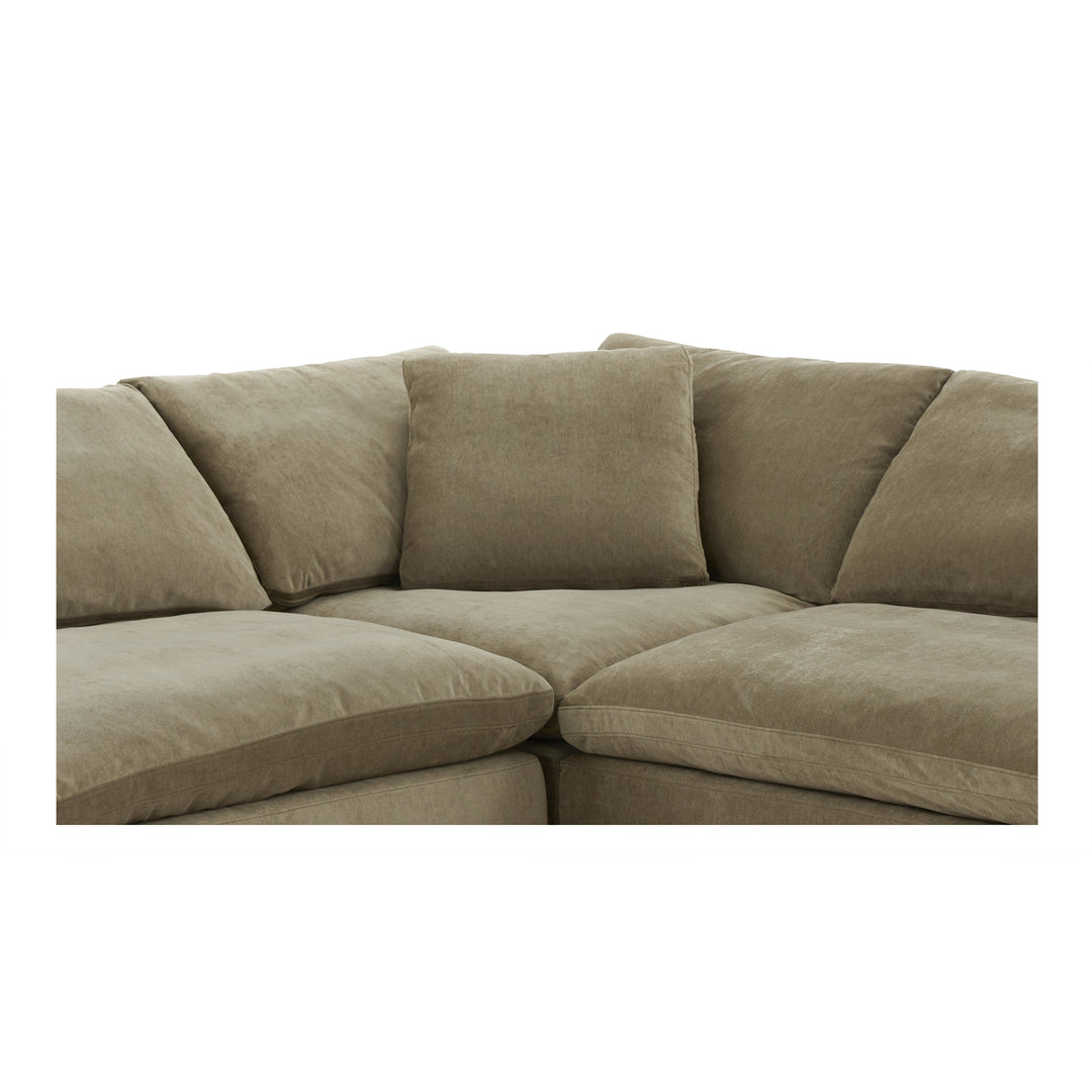 American Home Furniture | Moe's Home Collection - Clay Dream Modular Sectional Performance Fabric Desert Sage