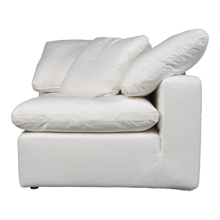 American Home Furniture | Moe's Home Collection - Terra Condo Corner Chair Performance Fabric White