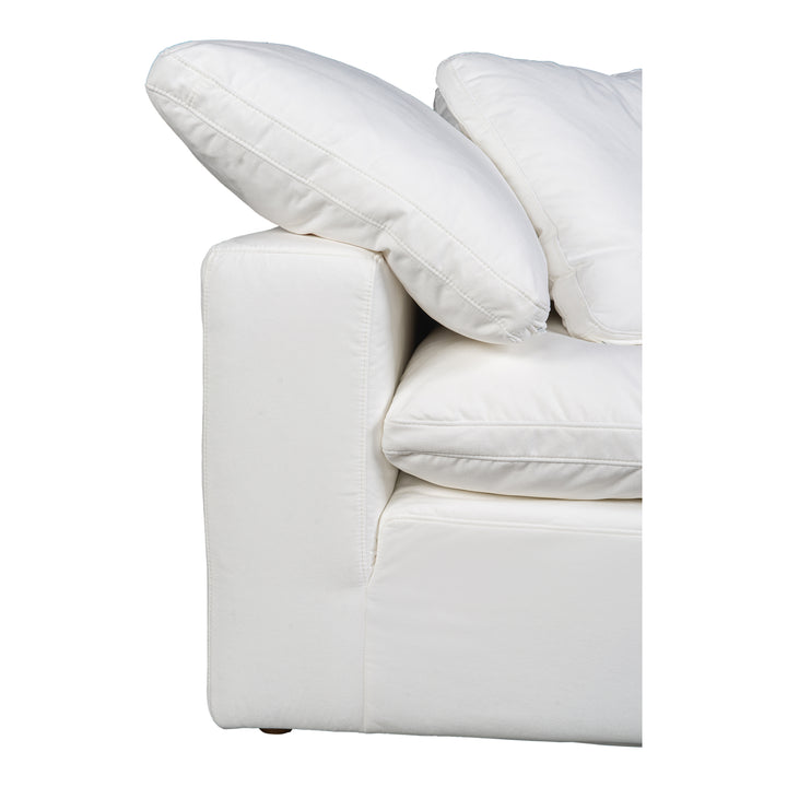 American Home Furniture | Moe's Home Collection - Terra Condo Corner Chair Performance Fabric White