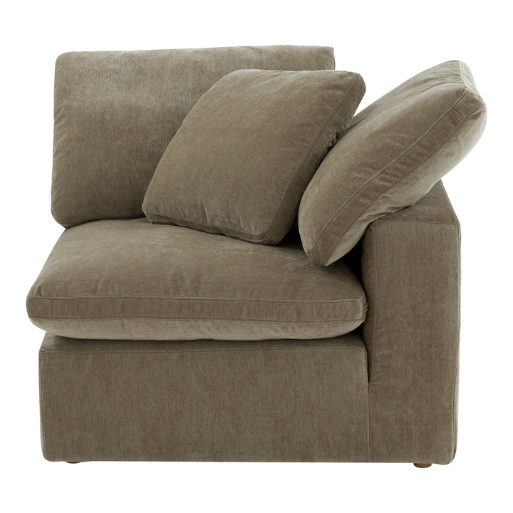 American Home Furniture | Moe's Home Collection - Terra Corner Chair Performance Fabric Desert Sage