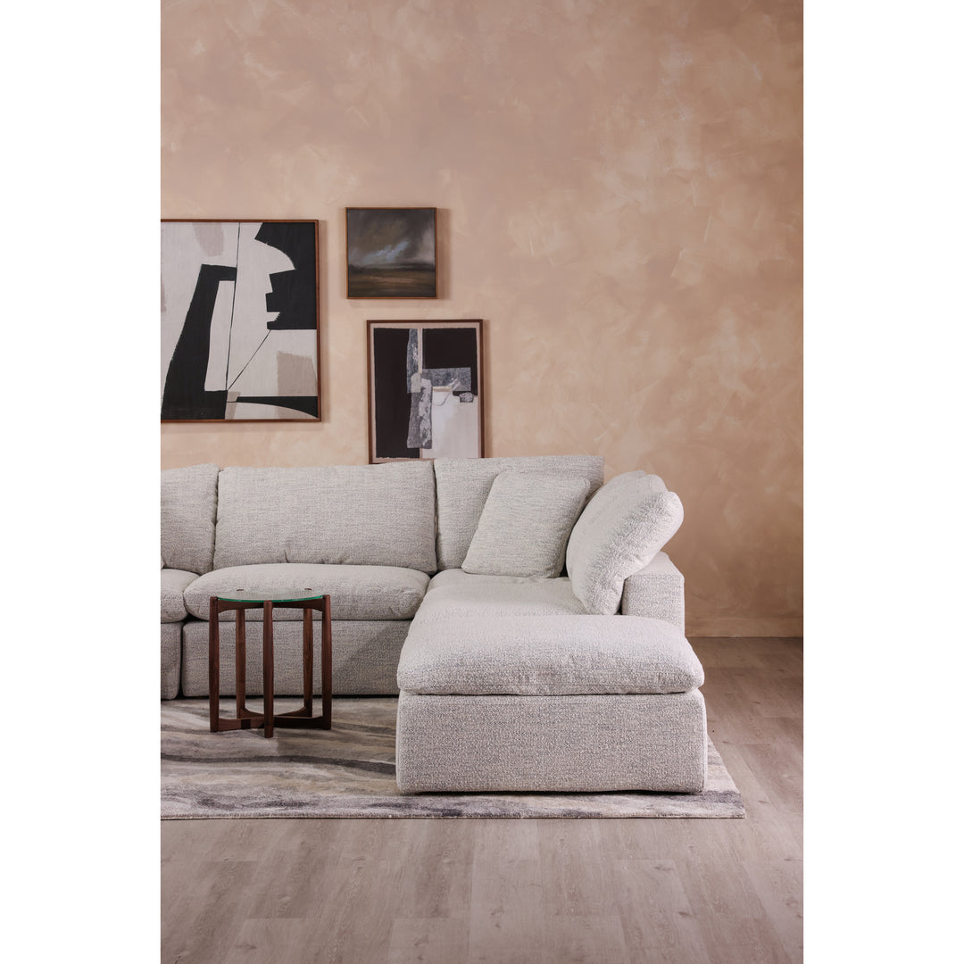 American Home Furniture | Moe's Home Collection - Terra Condo Corner Chair Performance Fabric Coastside Sand