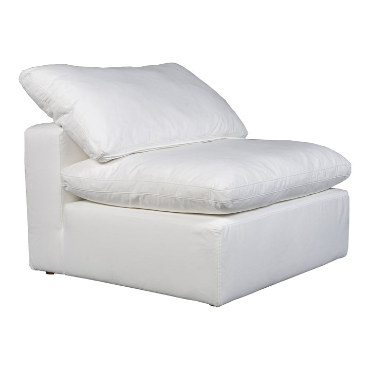 American Home Furniture | Moe's Home Collection - Terra Condo Slipper Chair Performance Fabric White