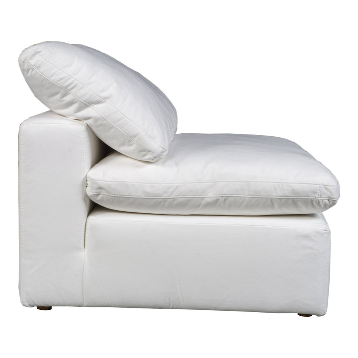 American Home Furniture | Moe's Home Collection - Terra Condo Slipper Chair Performance Fabric White