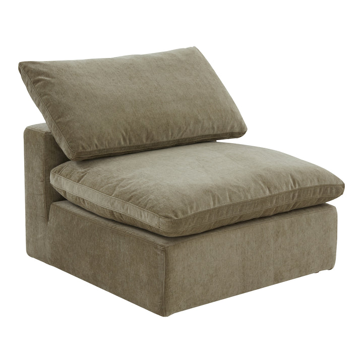 American Home Furniture | Moe's Home Collection - Terra Slipper Chair Performance Fabric Desert Sage