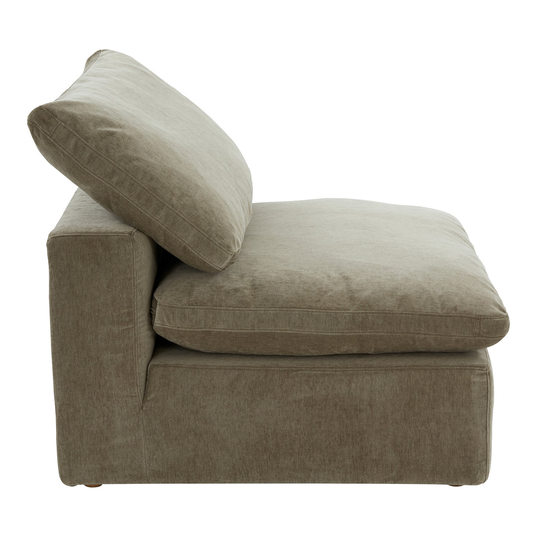 American Home Furniture | Moe's Home Collection - Terra Slipper Chair Performance Fabric Desert Sage