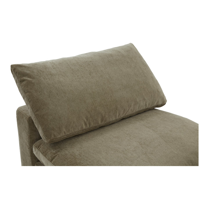 American Home Furniture | Moe's Home Collection - Terra Slipper Chair Performance Fabric Desert Sage