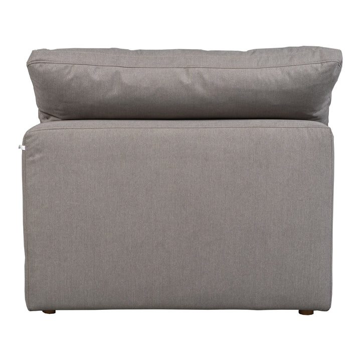 American Home Furniture | Moe's Home Collection - Terra Condo Slipper Chair Performance Fabric Light Grey
