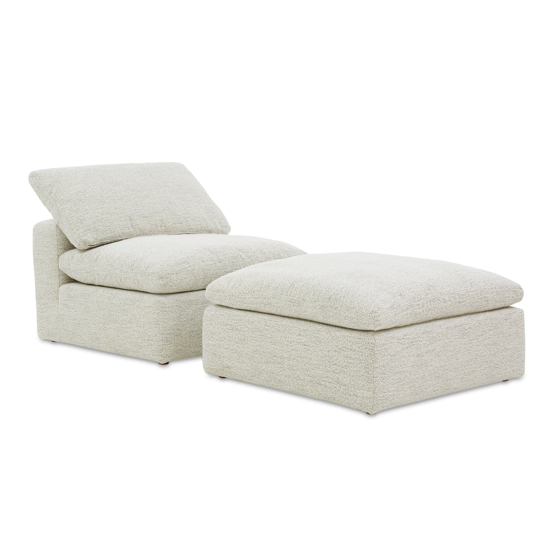 American Home Furniture | Moe's Home Collection - Terra Condo Slipper Chair Performance Fabric Coastside Sand