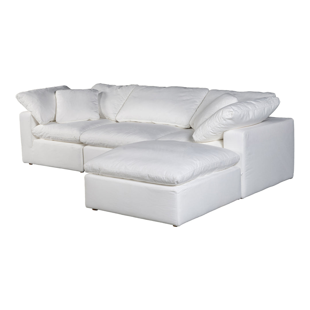 American Home Furniture | Moe's Home Collection - Terra Condo Lounge Modular Sectional Performance Fabric White