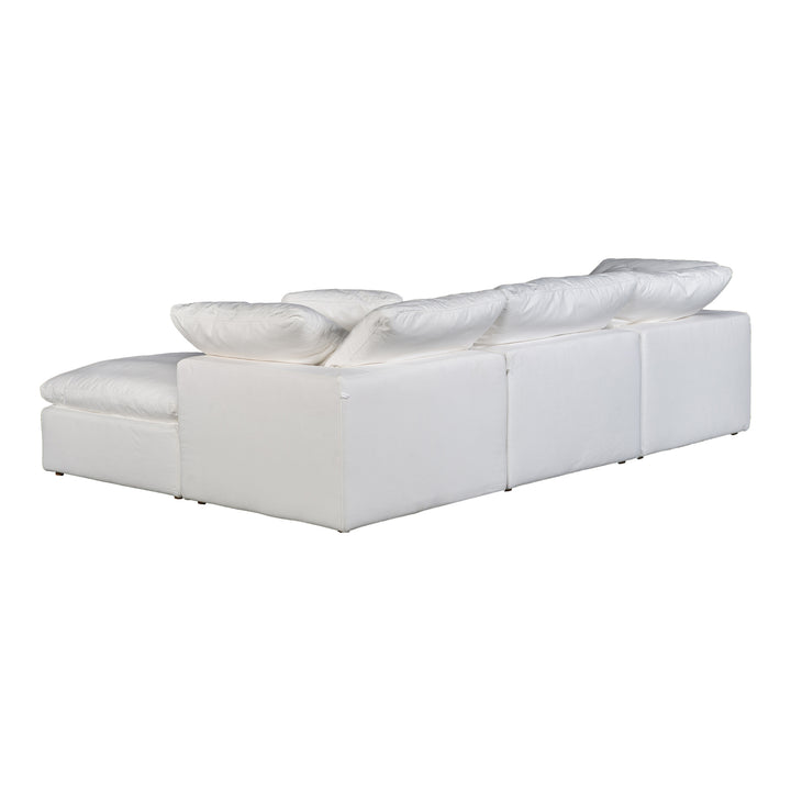 American Home Furniture | Moe's Home Collection - Terra Condo Lounge Modular Sectional Performance Fabric White