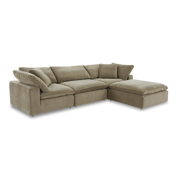 American Home Furniture | Moe's Home Collection - Terra Lounge Modular Sectional Performance Fabric Desert Sage