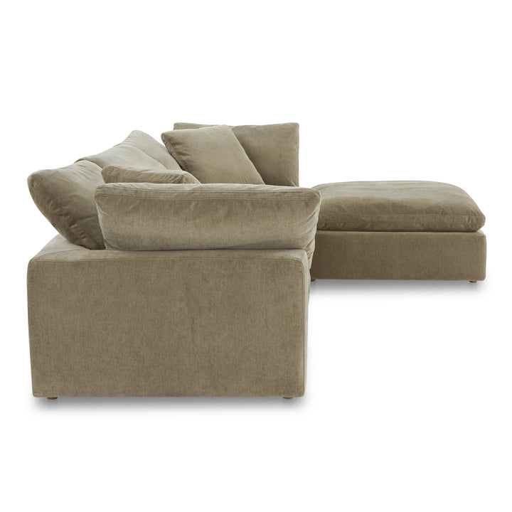 American Home Furniture | Moe's Home Collection - Terra Lounge Modular Sectional Performance Fabric Desert Sage