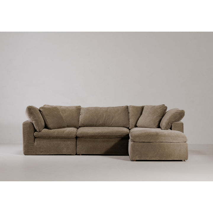 American Home Furniture | Moe's Home Collection - Terra Lounge Modular Sectional Performance Fabric Desert Sage