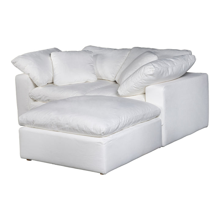 American Home Furniture | Moe's Home Collection - Terra Condo Nook Modular Sectional Performance Fabric White