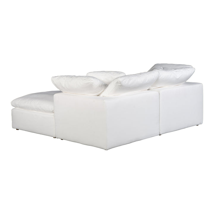 American Home Furniture | Moe's Home Collection - Terra Condo Nook Modular Sectional Performance Fabric White