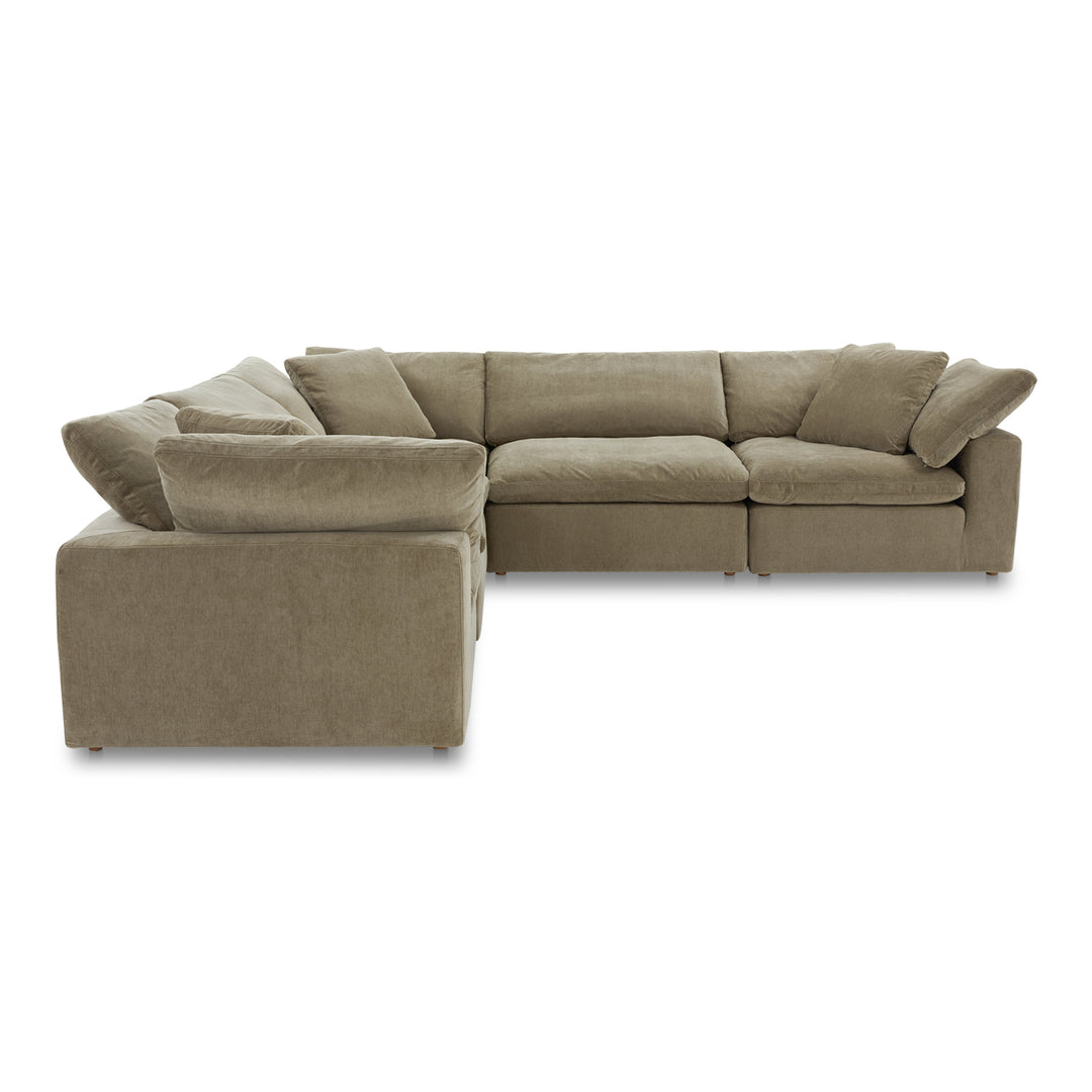 American Home Furniture | Moe's Home Collection - Terra Classic L Modular Sectional Performance Fabric Desert Sage