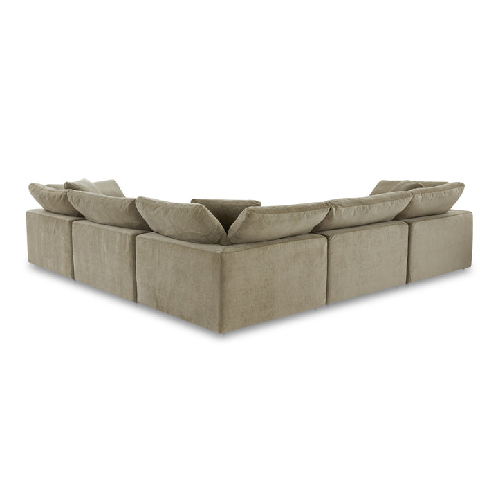 American Home Furniture | Moe's Home Collection - Terra Classic L Modular Sectional Performance Fabric Desert Sage